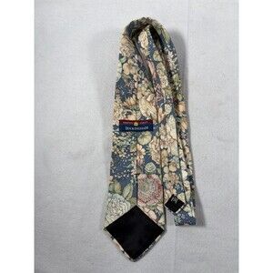 Buckingham made in the USA Floral  Multicolor Tie 100% Cotton